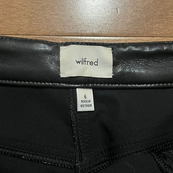 Aritzia Wilfred Melina Vegan Leather Pants - Picture 2 of 6